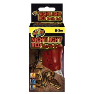 ZooMed Nightlight Red Reptile Bulb, 60 Watt