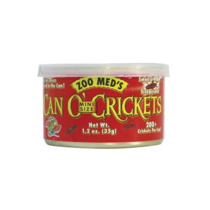 ZooMed Can O' Crickets Mini Size (200 Crickets / Can), 1.2oz