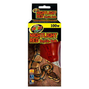 ZooMed Nightlight Red Reptile Bulb, 100 Watt