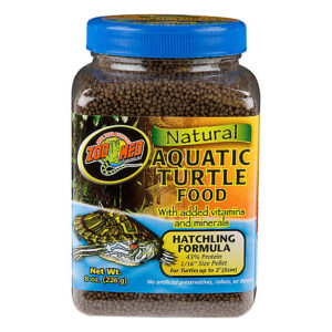 ZooMed Natural Aquatic Turtle Food - Hatchling Formula, 8oz