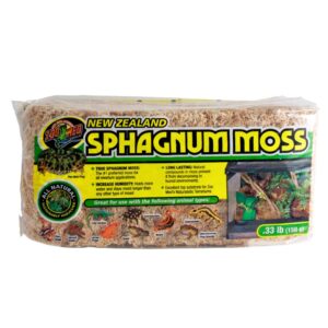 ZooMed New Zealand Sphagnum Moss, .33Lbs