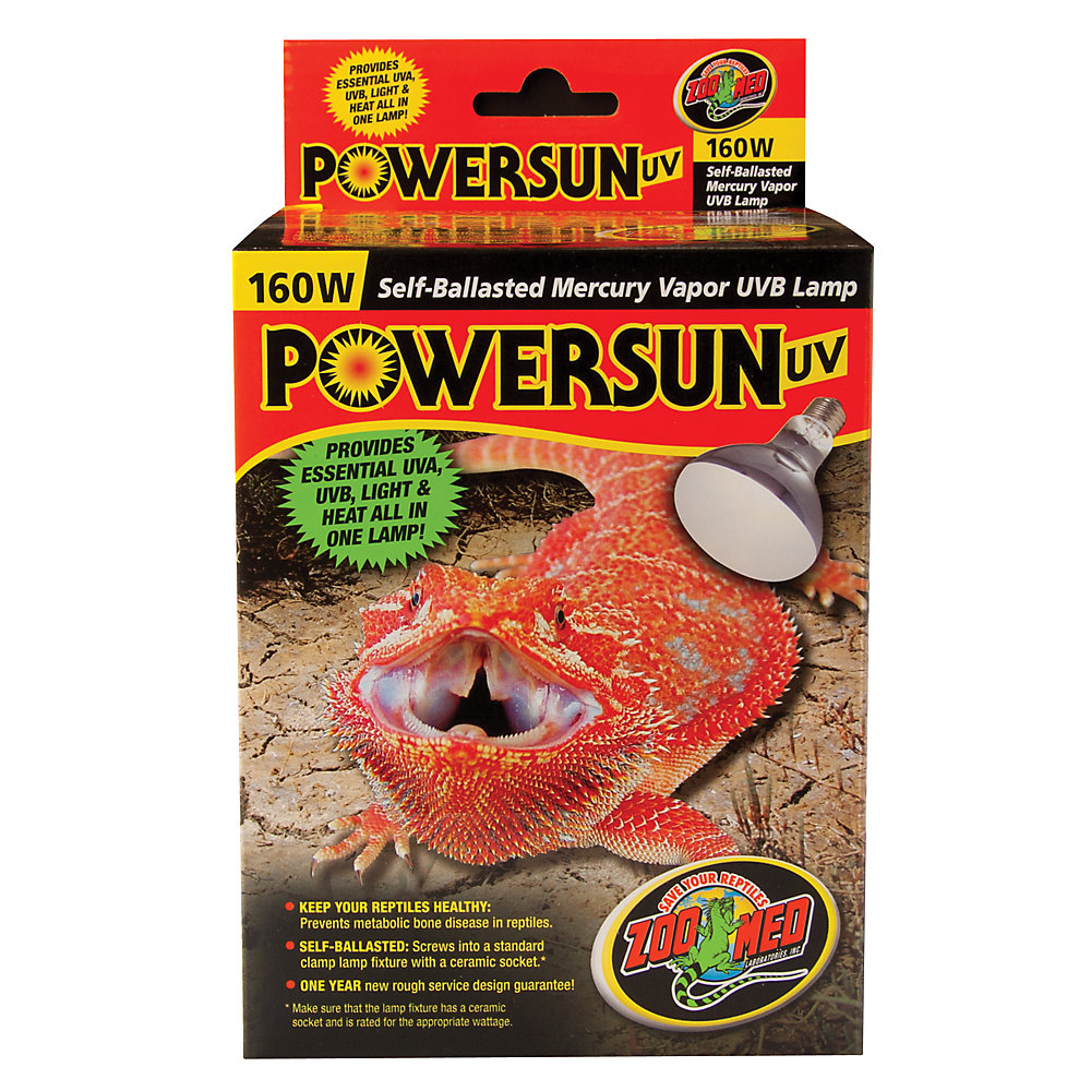ZooMed PowerSun Bulb, UV-160W (Mercury Vapor)