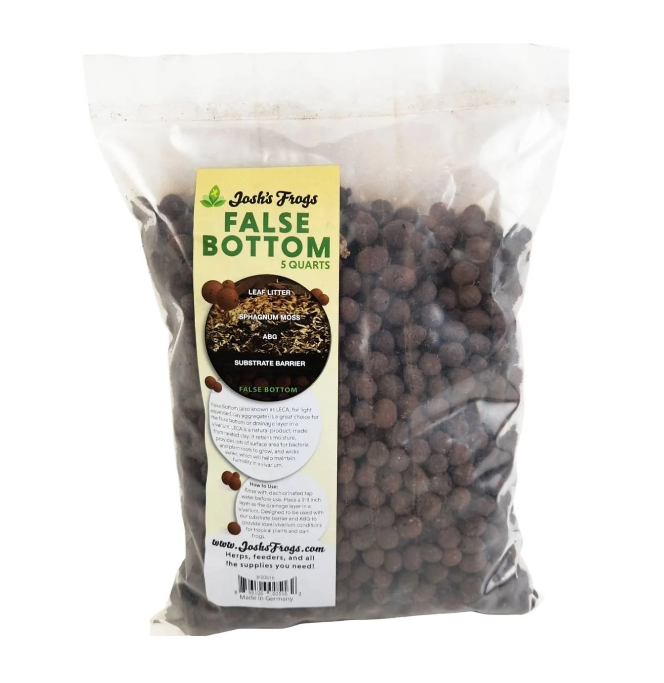 Josh's Frogs False Bottom (LECA), 5qt