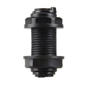 1/4" Quick Connect Bulkhead, Black