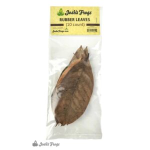 Josh's Frogs Dried Rubber Leaves, 10 Count