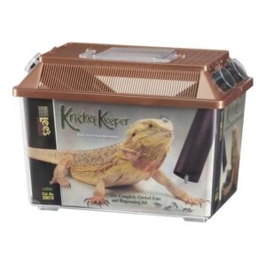 Lee's Kricket Keeper, Large - with Lid and Feeder Tubes
