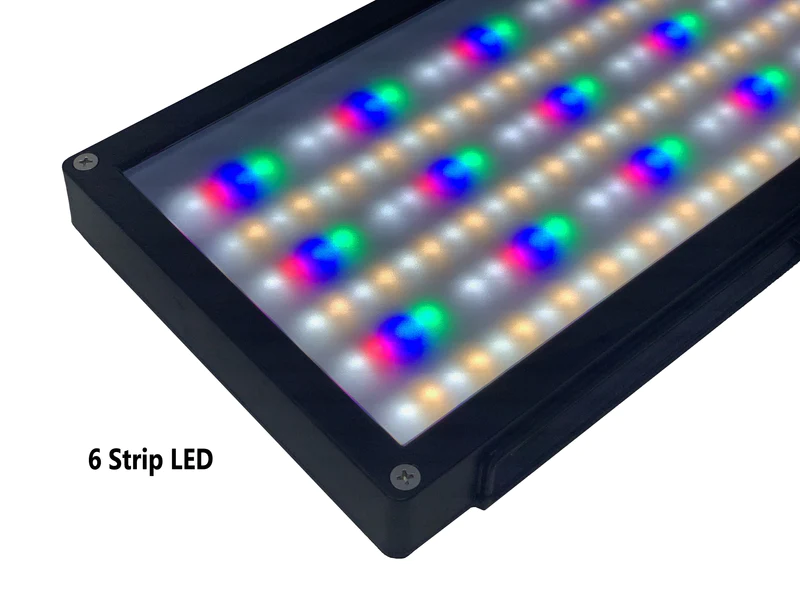 LED Lighting Unit with 6 LED Strips
