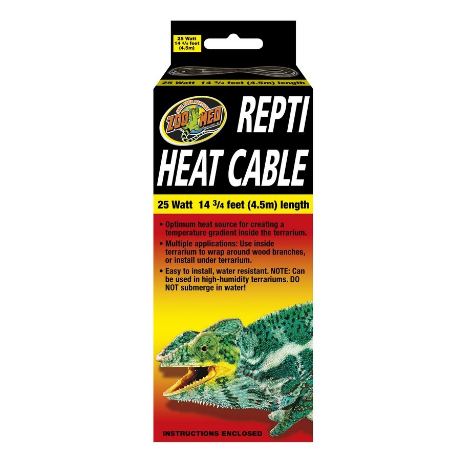 ZooMed Repti Heat Cable, 25 Watt (14.75')