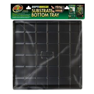 ZooMed ReptiBreeze Substrate Bottom Tray, 16”x16”x2” - Fits NT-10, NT-11, NT-15