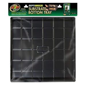 ZooMed ReptiBreeze Substrate Bottom Tray, 18”x18”x2” - Fits NT-12