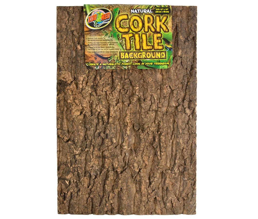 ZooMed Natural Cork Tile Background, 12"x18"