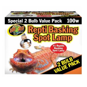 ZooMed Basking Spot Lamp, 100 Watt Value Pack (2 pack)