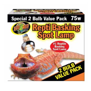 ZooMed Basking Spot Lamp, 75 Watt Value Pack (2 pack)