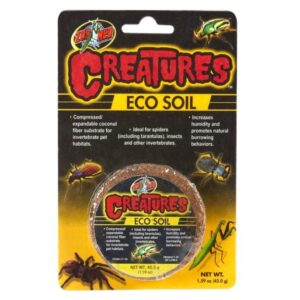 ZooMed Creatures Eco Soil (Coconut Fiber Puck), 1.59oz