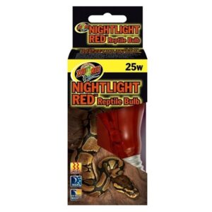 ZooMed Nightlight Red Reptile Bulb, 25 Watt