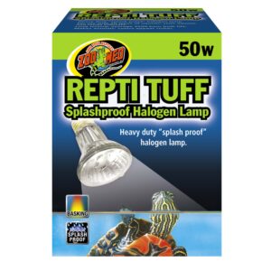 ZooMed Turtle ReptiTuff Halogen Lamp (Splash Proof), 50 Watt