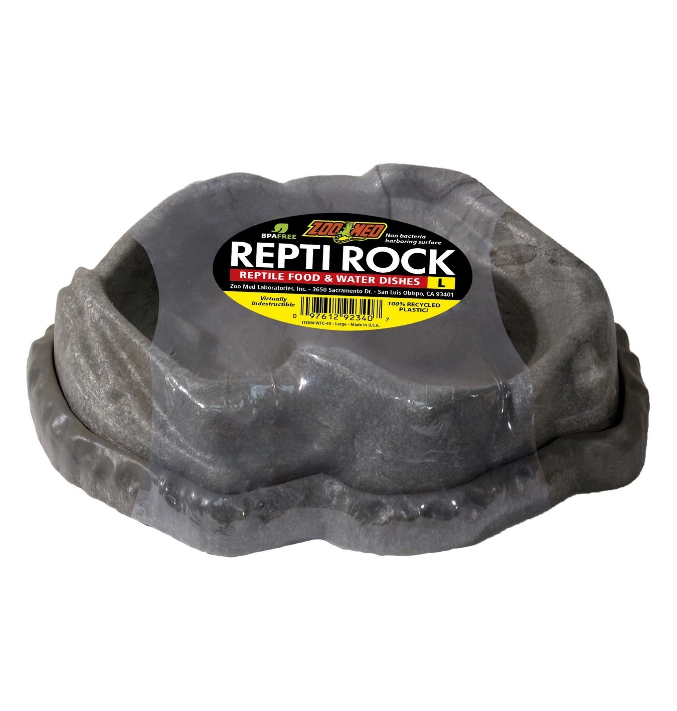 ZooMed Combo Repti Rock Food and Water Dish, Large