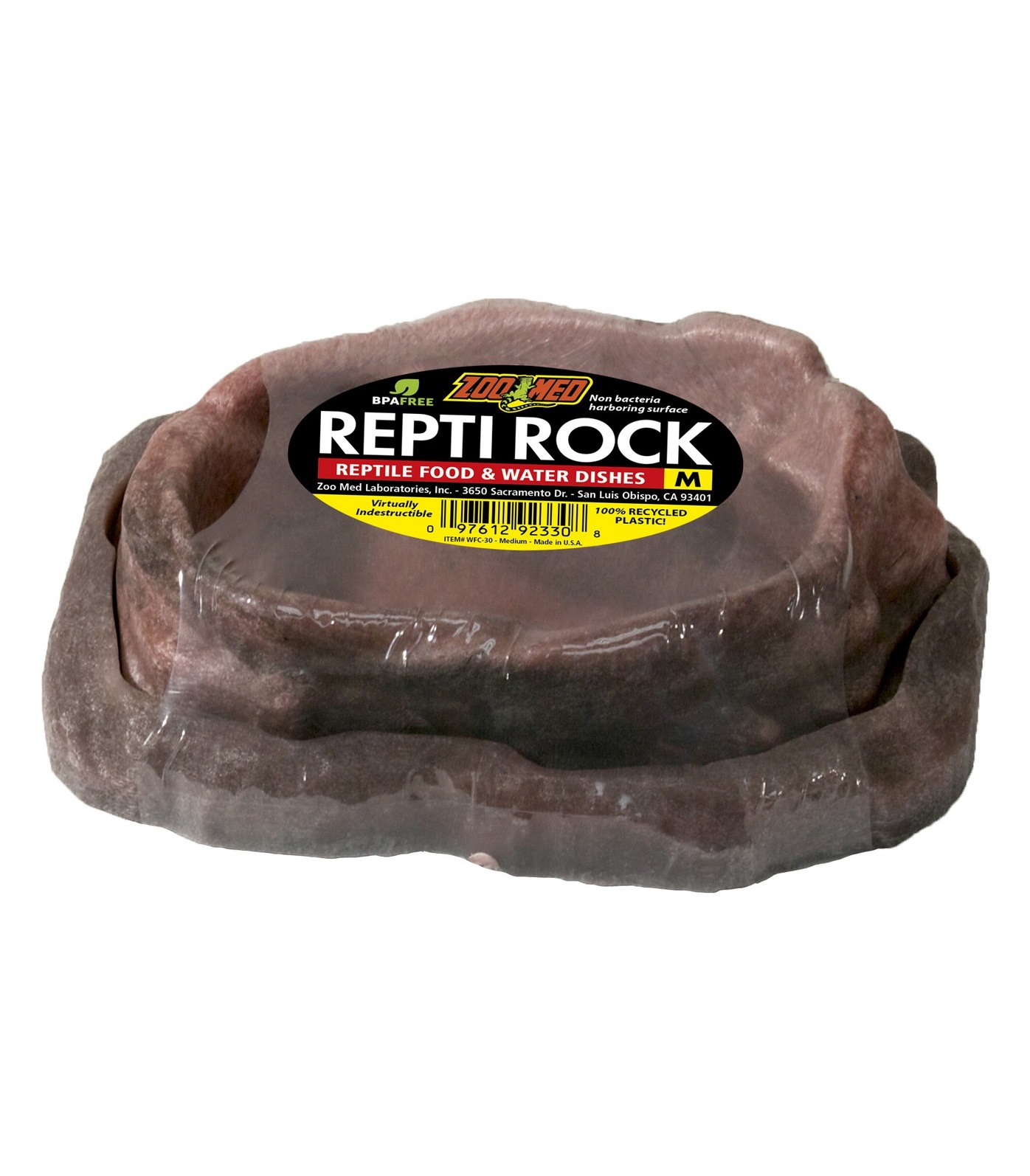 ZooMed Combo Repti Rock Food and Water Dish, Medium