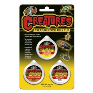 ZooMed Creatures Food Jelly Cup, 3 Pack