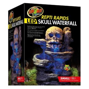 ZooMed Repti Rapids LED Skull Waterfall, Small (NO FREE FREIGHT)