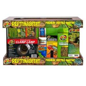 ZooMed ReptiHabitat Terrarium Tropical Starter Kit, 10 Gallon (Local Sales Only)
