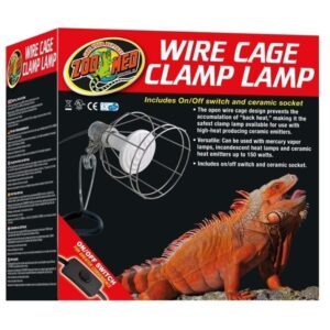 ZooMed Wire Cage Clamp Lamp UL Listed
