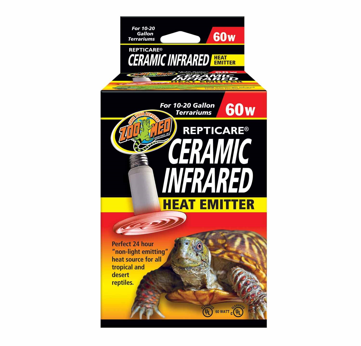 ZooMed Ceramic Heat Emitter, 60 Watt (10-20 Gallon)