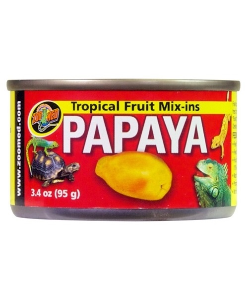 ZooMed Tropical Fruit "Mix-ins" Papaya, 3.4oz