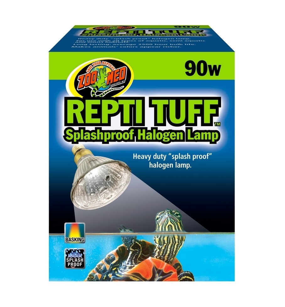 ZooMed Turtle ReptiTuff Halogen Lamp (Splash Proof), 90 Watt