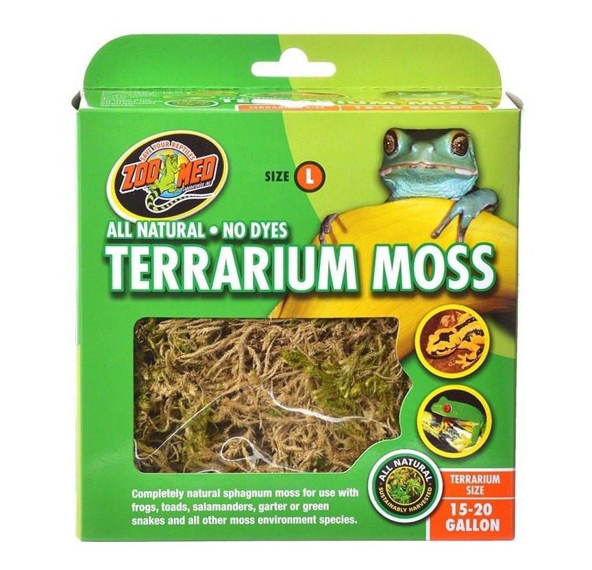ZooMed Terrarium Moss, 15-20 Gallon