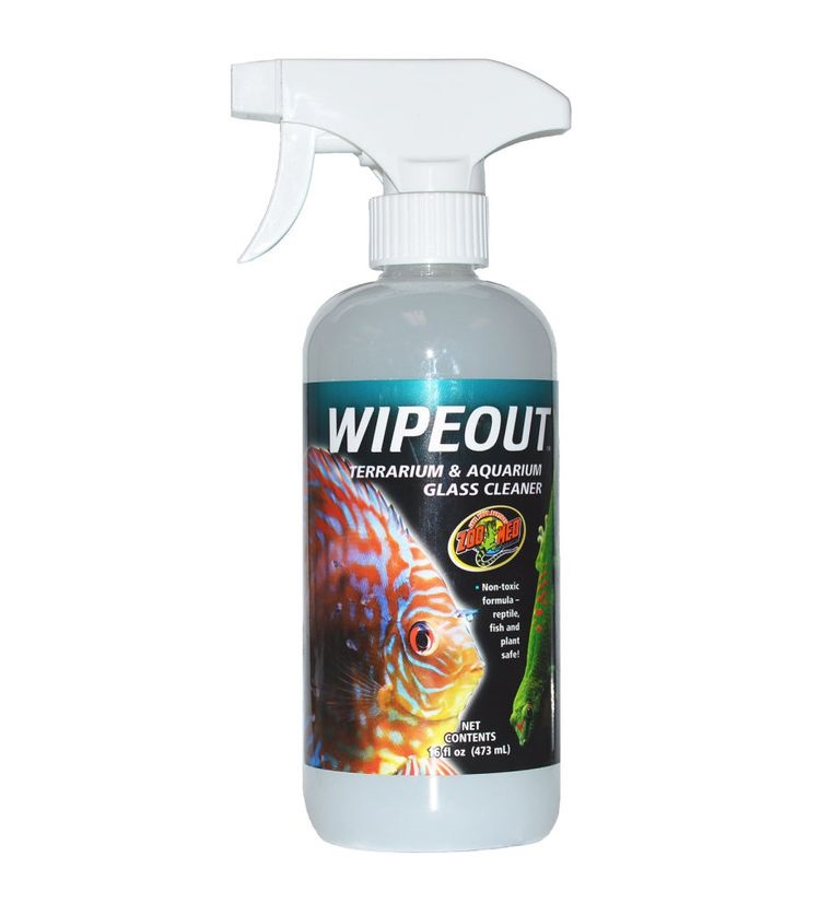 ZooMed Wipeout Terrarium and Aquarium Glass Cleaner, 16oz