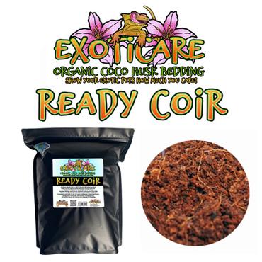 Exoticare Ready Coir- Organic Coconut Husk Coir Bedding , 2lb Bag